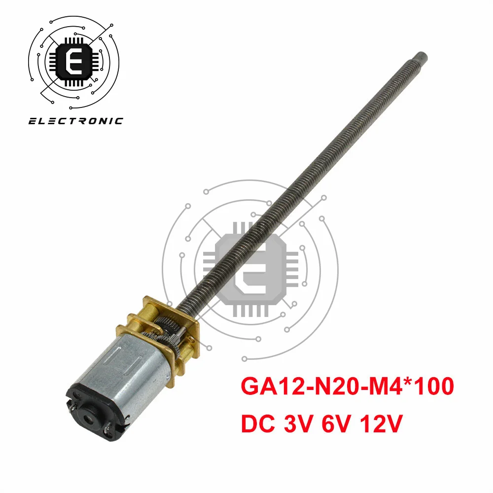 GA12-N20-M4 * 100 DC 3V 6V 12V 15/30/60/100/150/200/300/400/500/600/800/1000 об/мин колесо коробки передач