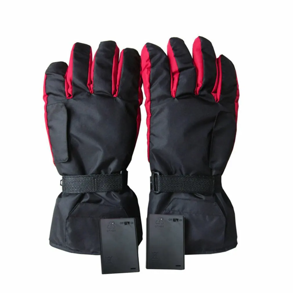 

Winter Heating Gloves Battery Type Carbon Fiber Heating Electric Gloves Battery Box Electric Ski Warm Gloves Motorcycle Gloves