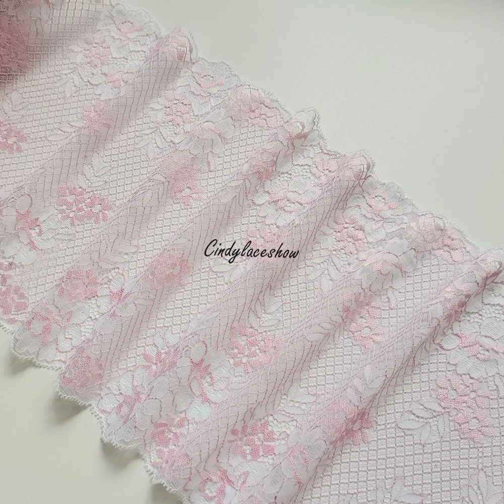 Эластичная кружевная бейка с вышивкой Ширина 22 см