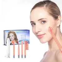 high frequency facial machine electrotherapy wand glass tube wrinkle acne remover skin tightening care tool