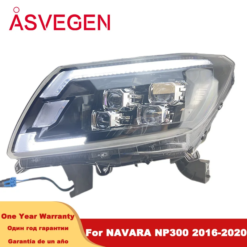 

Car Lights For Nissan Navara NP300 Headlight 2016-2020 LED Daytime Running Light Turn Signal Lamps Low High Beam