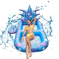 inflatable pineapple pool float swimming pool inflatable lounger with backrest drink holder water toys floats mats beds for