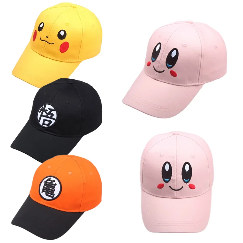 

Anime Star Kirby College Style Outdoor Sports Baseball Cap Cute Cartoon Embroidery Fashion Men Women Hip Hop Snapback Hat Gifts