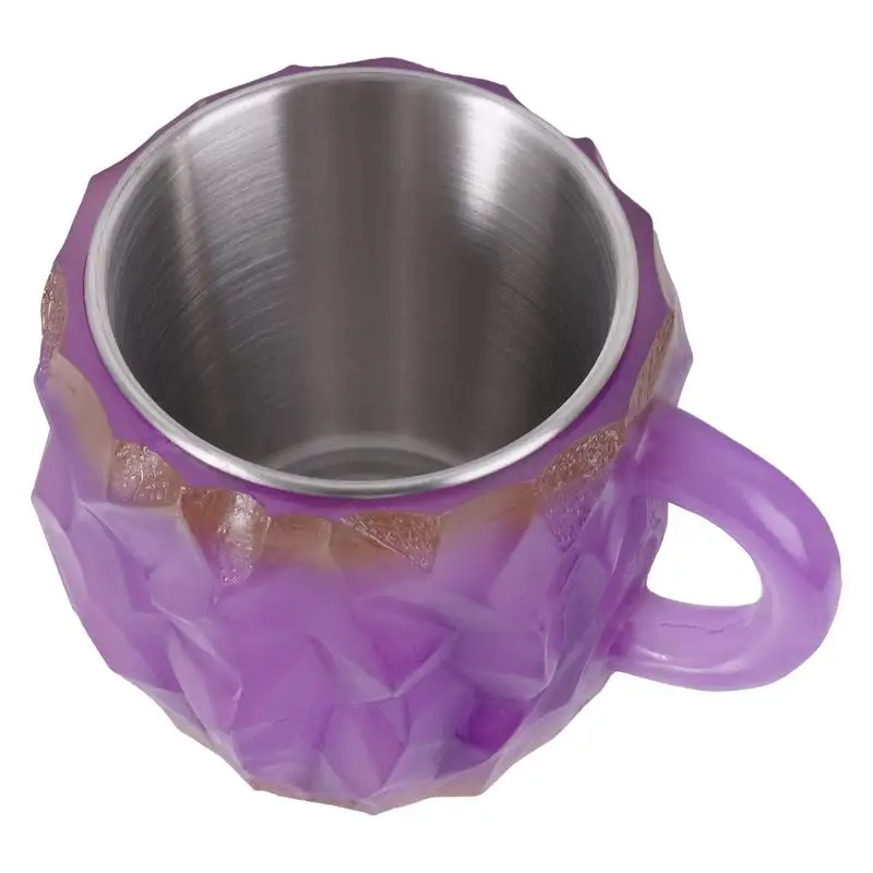 Минеральная хрустальная кофейная чашка legant роскошная минеральная фиолетовая