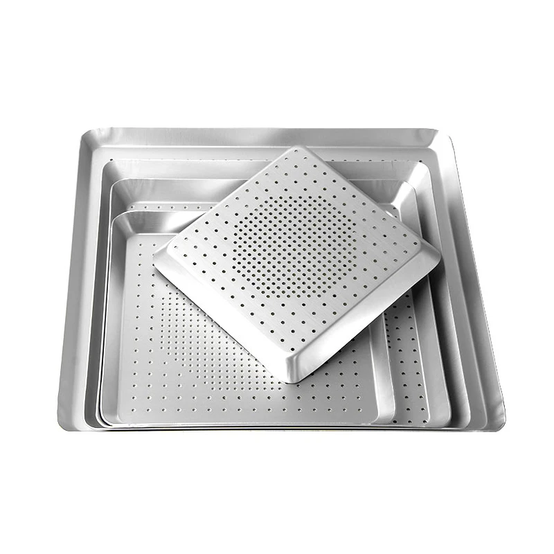 4 шт. противень для пиццы из алюминия разных размеров