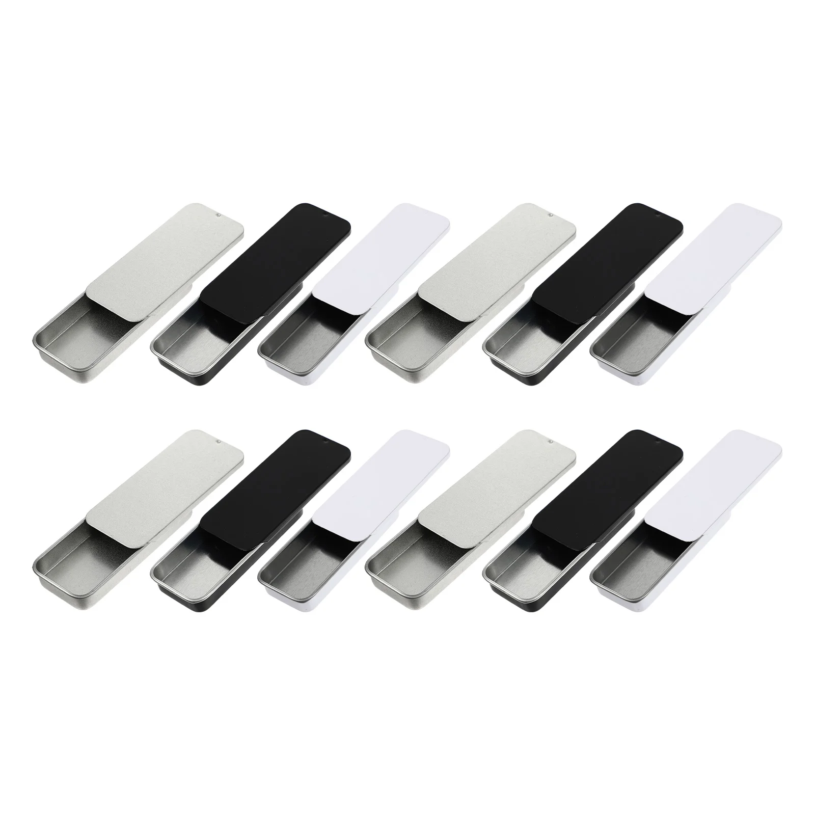 

12 шт. олова коробка прочные компоненты и детали Чехол Коробка для еды для птиц металлическая жестяная коробка