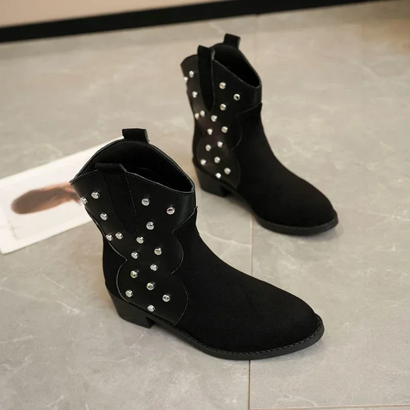 Взрывные европейские и американские модные ботинки большого размера с