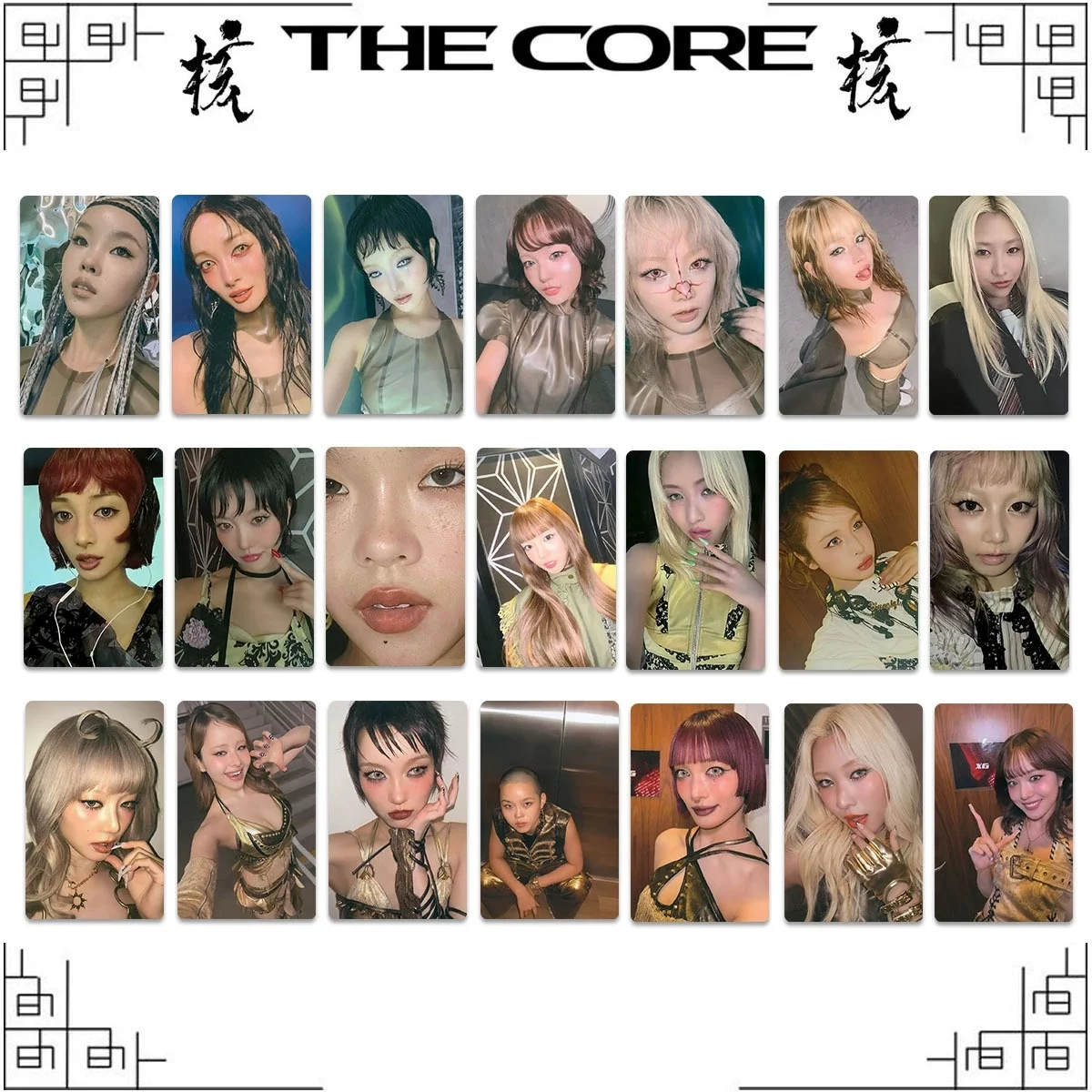 Фотокарточки XG THE CORE: Коллекционные карточки с Джурином, Чисой, Хинатой, Харви, Джурой, Майей, Коконой для фанатов и косплея (art.: 3920dbf222e69) - 3920dbf222e69