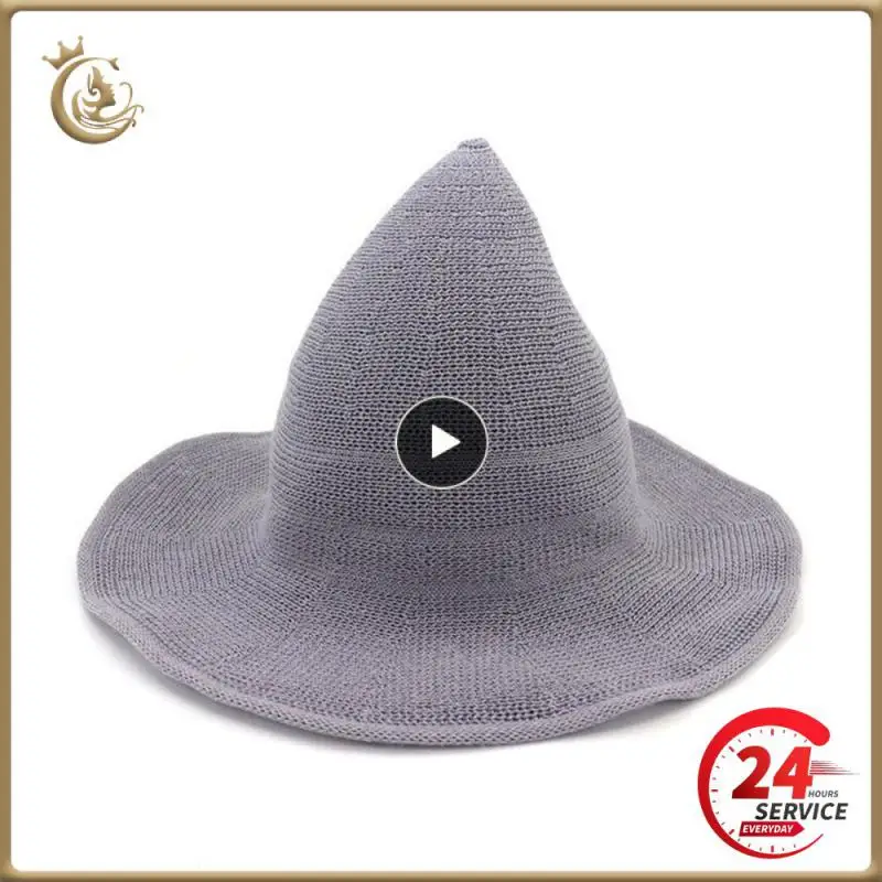 

1~10PCS Top Hat Breathable Folding Hat Cotton Hat Holiday Accessories Witch Hat Versatile Comfortable Fishermans Hat Womens Hat