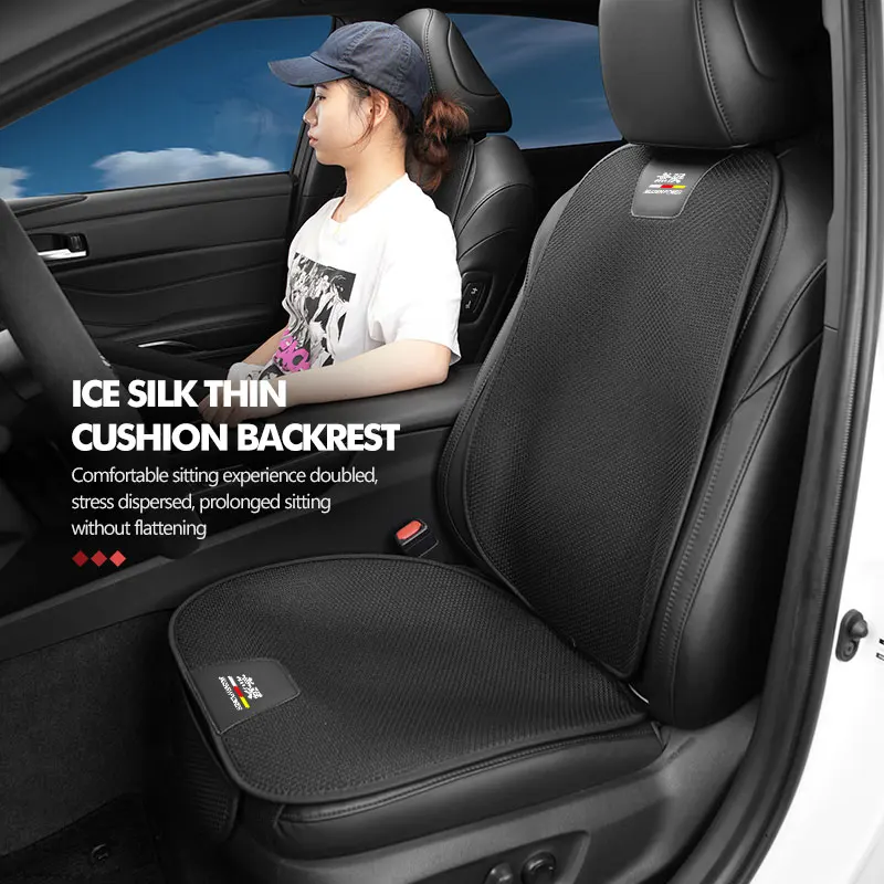 Фото Дышащая подушка для сиденья и спинки автомобиля Honda с сумкой для хранения, аксессуары для моделей Mugen, Accord, Civic, CRV, Crosstour, HRV, City, Jazz №5