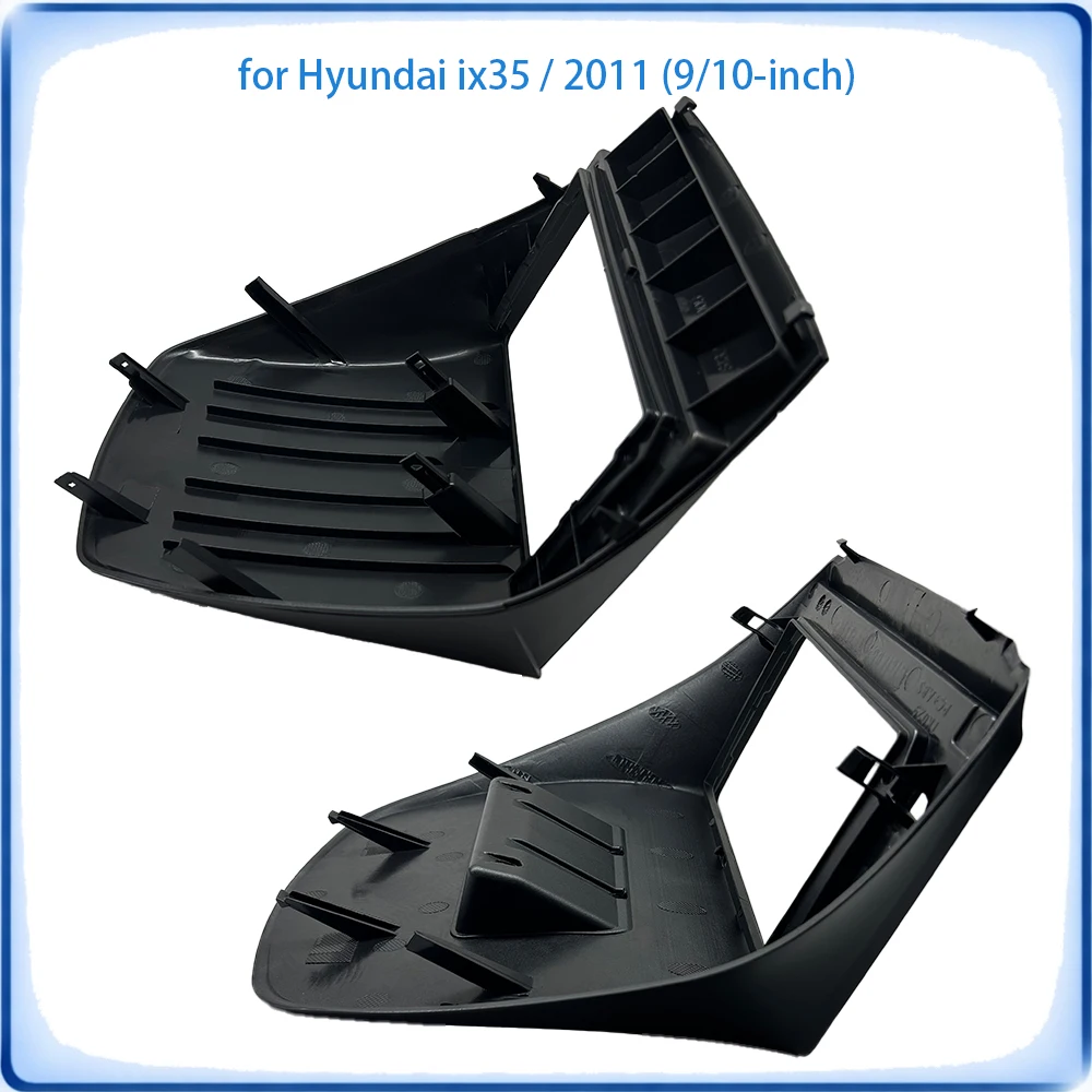 Фото Рамка для автомагнитолы Hyundai ix35 2011, 9/10 дюймов, с проводкой и кабелем питания, аксессуары для авто, Plug & Play №5