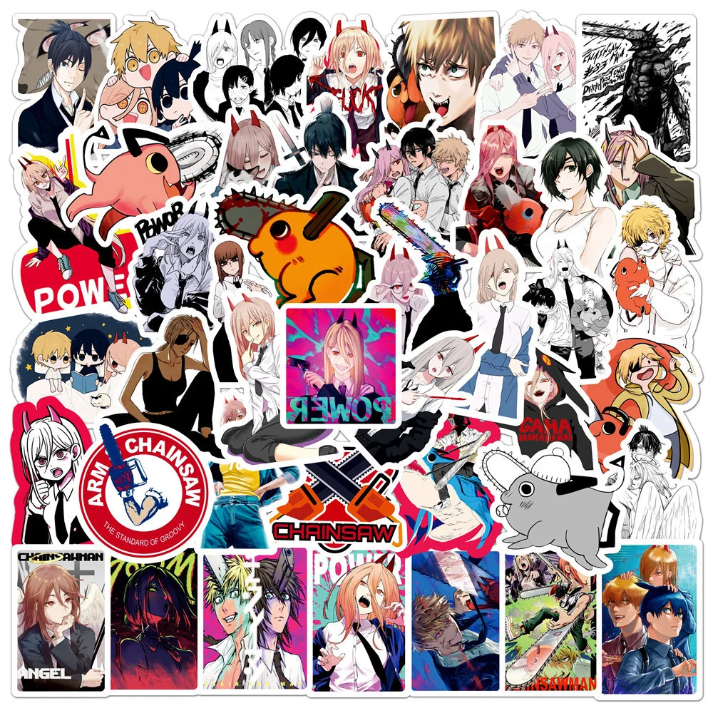

10/30/50PCS New Anime Cartoon Personality Creative Computer Suitcase Mobile Phone Chair Decoration Waterproof Sticker Wholesale