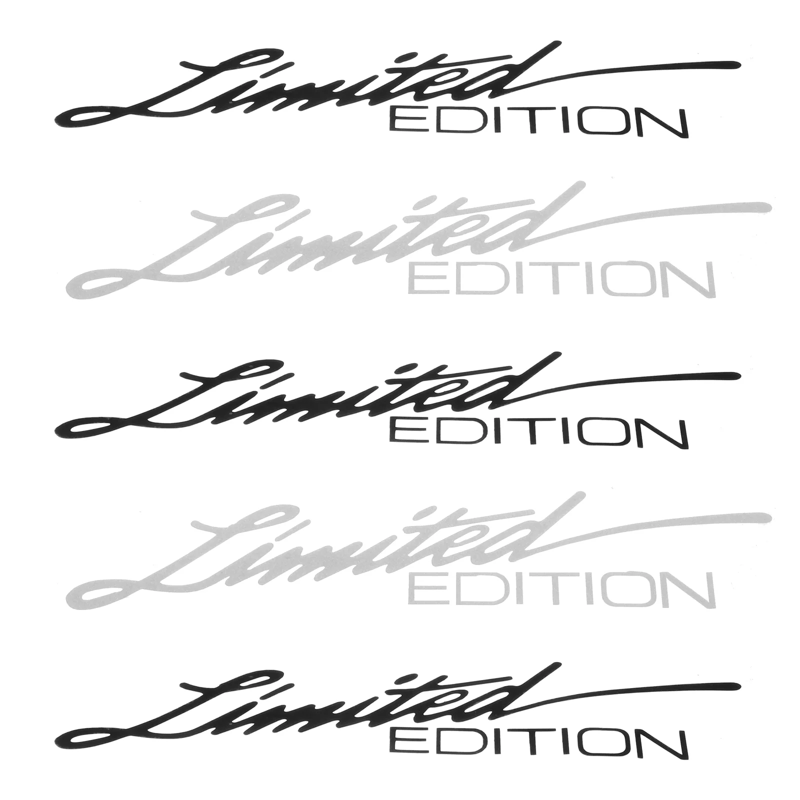 

5Pcs PET Car Sticker Vehicle Vinyl Decals Car Sticker