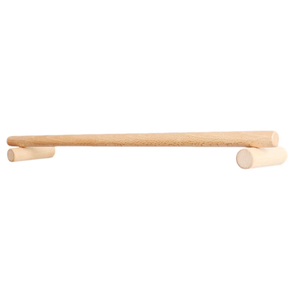 

Wall Mounted Towel Bar–1PC Wood Towel Hanger for Bathroom and Kitchen Towel Storage Self ( 45CM )