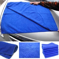 blue large car microfiber cloth wash towel microfiber cleaning cloth car wash drying towel auto detailing