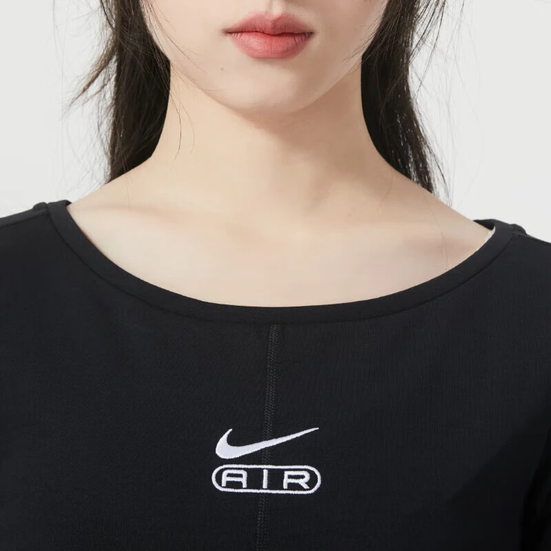 Новое оригинальное поступление женские футболки NIKE AS W NSW AIR LS TOP спортивная одежда
