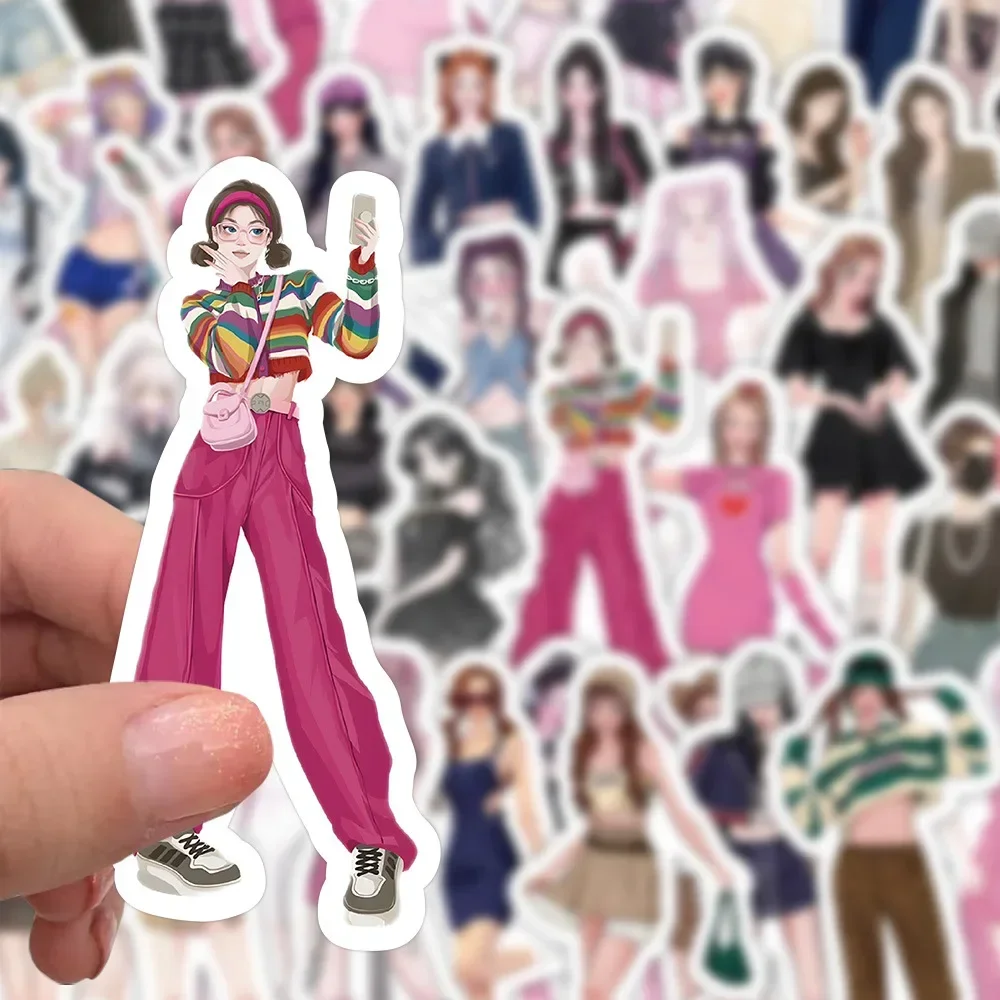 

10/60 шт., Стикеры для девочек