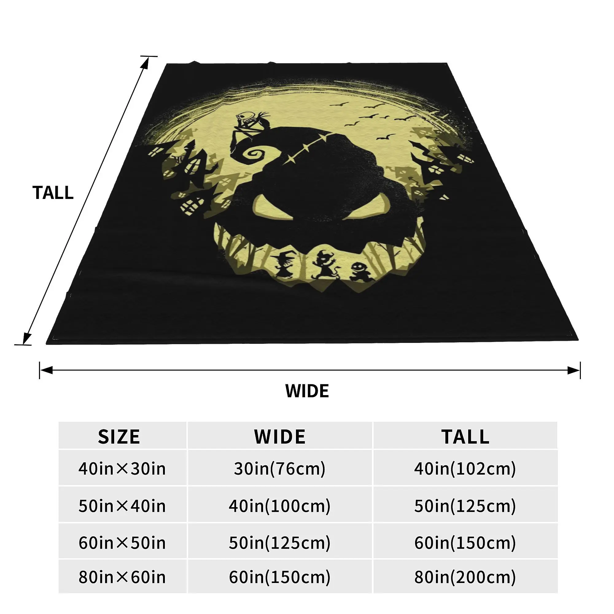 Одеяло Oogie Boogie The Nightmare Before Christmas фланелевое одеяло с героями мультфильмов супер