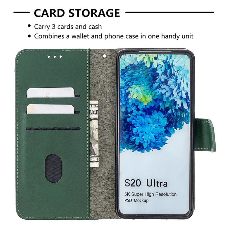 S20Ultra Case on For Samsung Galaxy S20 Ultra S10 E S9 Plus Lite S10E Phone Case Flip Leather Wallet Magnetic Cover Coque Funda