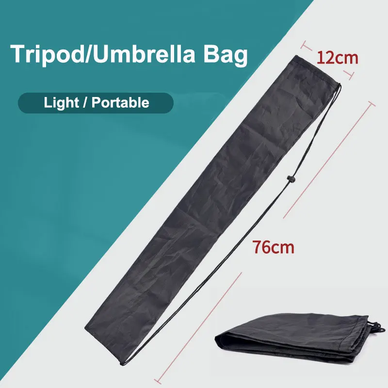 

76cm Tripod Drawstring Toting Bag for Carring Light Stand Monopod Umbrella Photographic Studio Gear for 2.1m Tripod