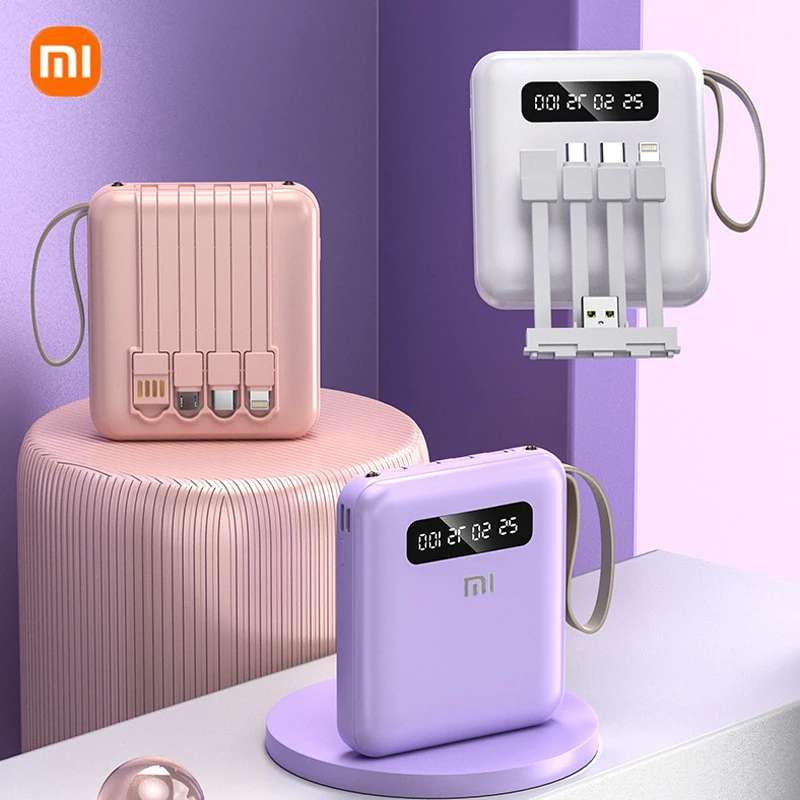 

Внешний аккумулятор Xiaomi с цифровым дисплеем, быстрая зарядка, подходит для телефонов Apple, портативное зарядное устройство 20000 мАч, зарядное устройство для мобильного телефона