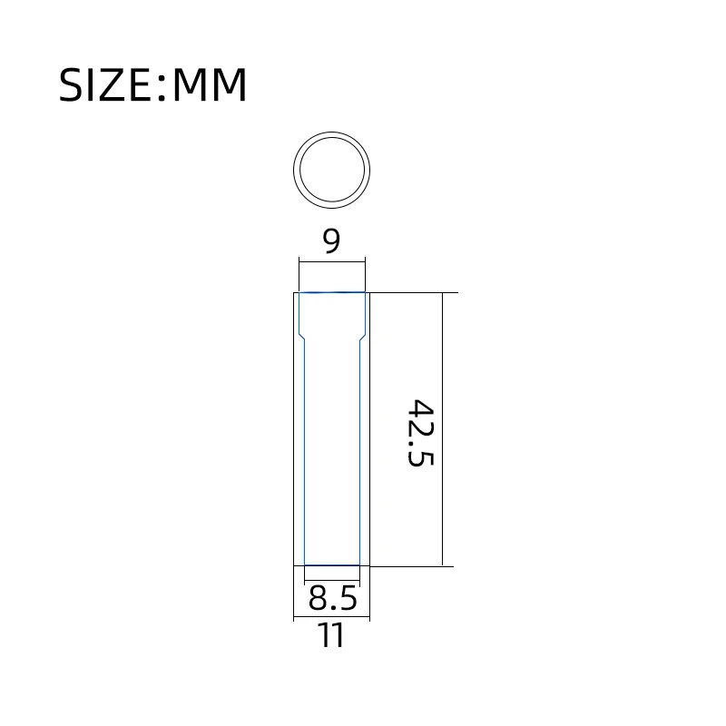12 шт. трубка для гитарной фермы из палисандра головки ферментный стержень 42x11 мм