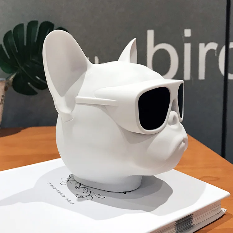 Крутая Bluetooth-Колонка в виде Головы Бульдога Беспроводная Hi-Fi-колонка с басами для