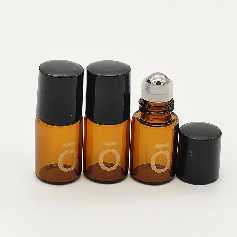 

20/30/50Pcs 2ml Small Glass Bottle Roll on Glass Bottle Refill Perfume Roller Bottle For Essential Oils Aromatherapy Cosmetic