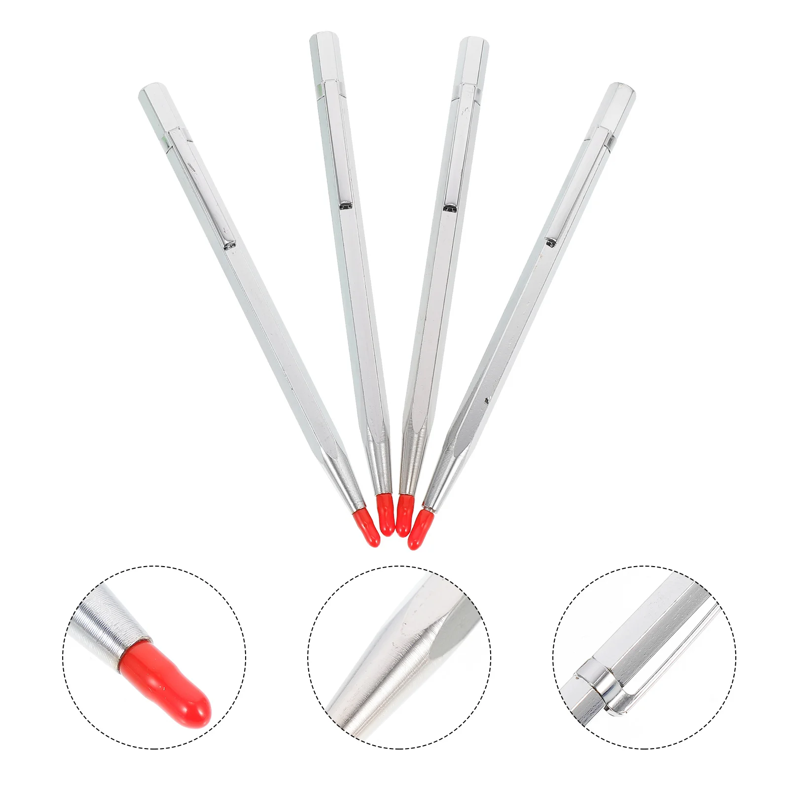 

4 Tungsten Carbide Scribe Engraving Marking Pen Multifunction Engraving Pen Glass Metal Wood Ceramics Stone Engraving Scriber