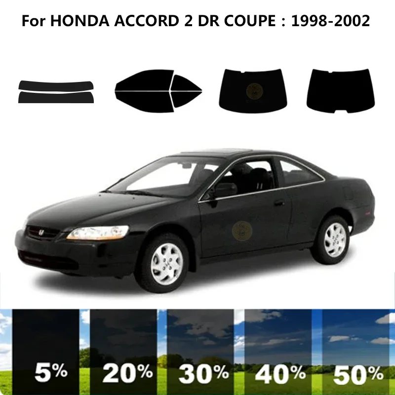 

Нанокерамическая Автомобильная УФ-пленка Precut для окон, автомобильная оконная пленка для HONDA ACCORD 2 DR COUPE 1998-2002