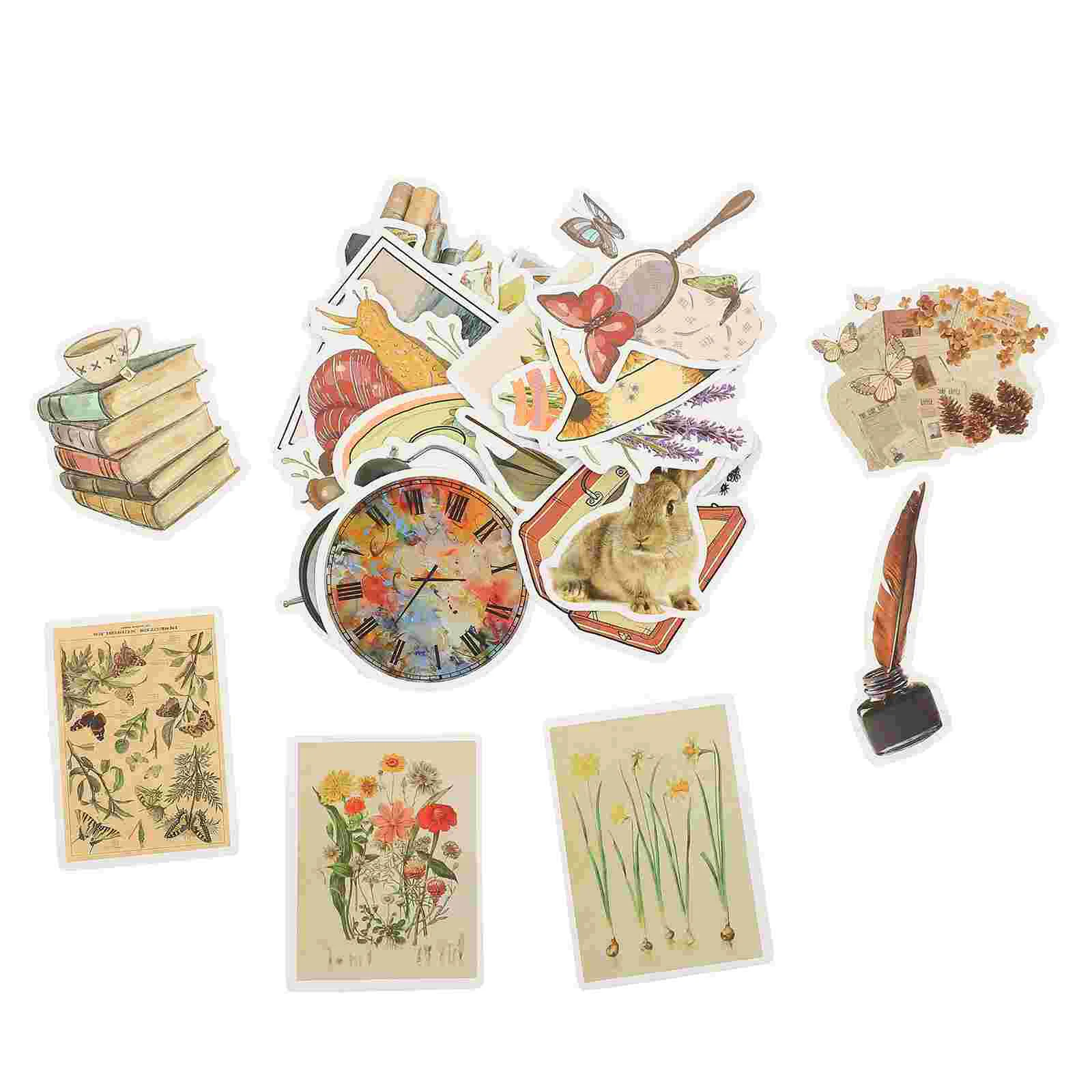 

Stickers Sticker Album Decals Scrapbooking Flower Scrapbook Journal Washi Luggage Photo Diy Notebook Vintage Aesthetic Water