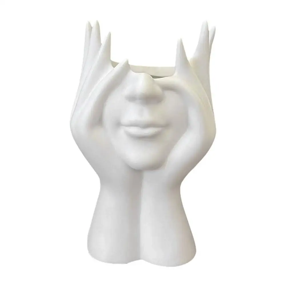 

Пластиковый органайзер для офиса в форме тела, черный/белый