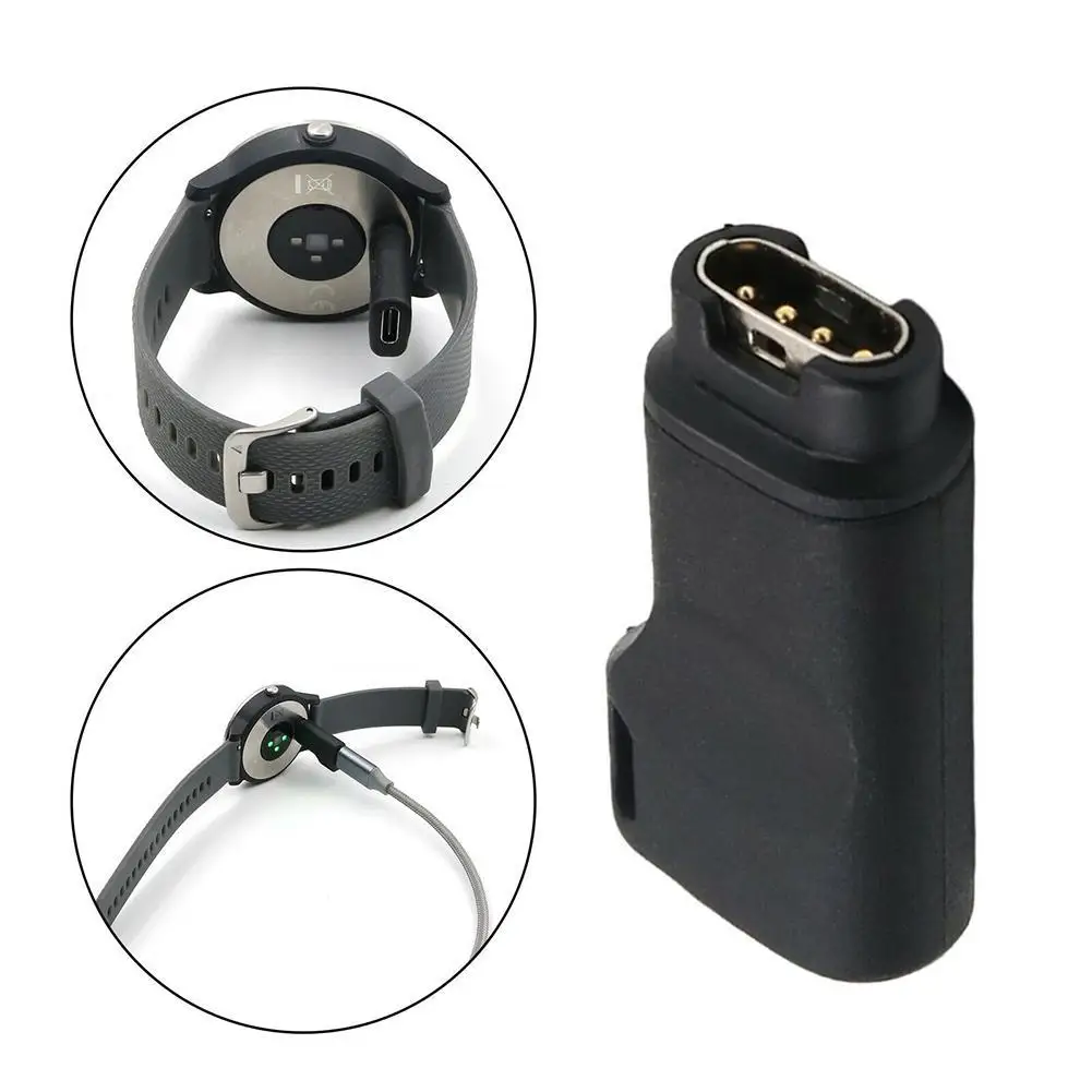 Универсальный зарядный адаптер типа C/Micro USB/iOS для Garmin Fenix 6 6S 6X 5 5S 5X