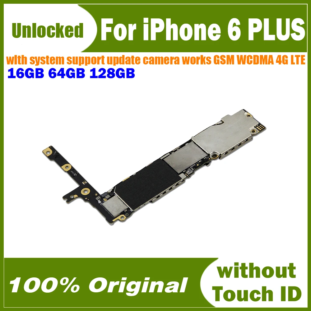 Материнская плата с полными ЧИПАМИ 4G Lte материнская iCloud для IPhone 6 Plus 16 ГБ 64 128 не