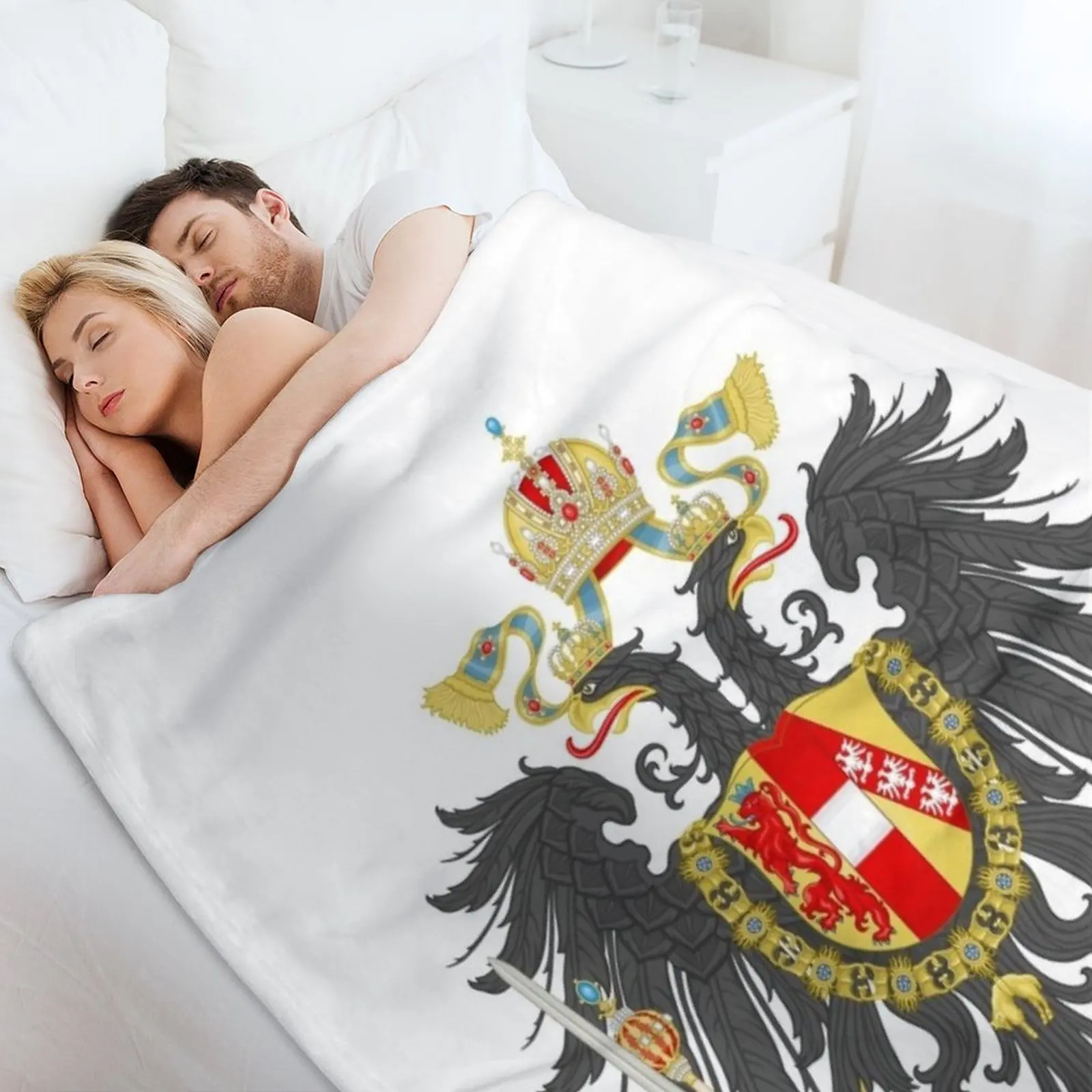 Kaiser Viele Wappen des ? Vissischen Reiches историisch Плед Диван Детские одеяла