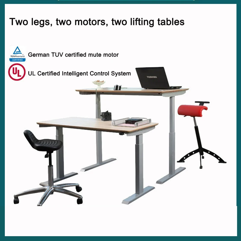 

Lifting Desk Frame Electric Stand Up Desk Double Motor Height Adjustable Standing Desk Ergonomic Dual Motor and Memory Control