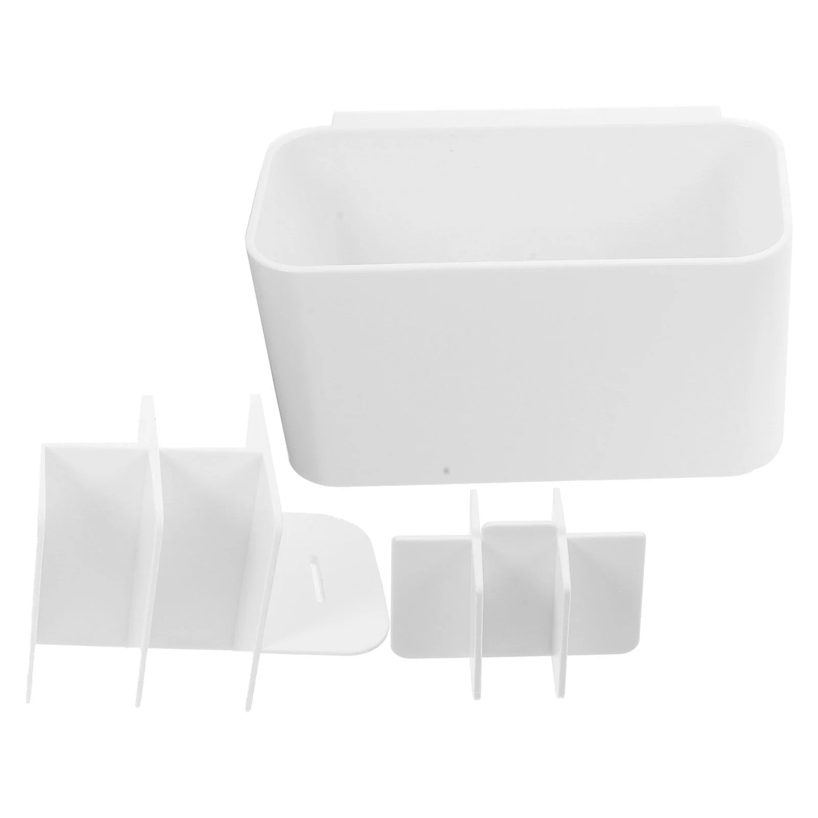 

Storage Box Basin Holder Desktop Organizer Case Bathroom Container