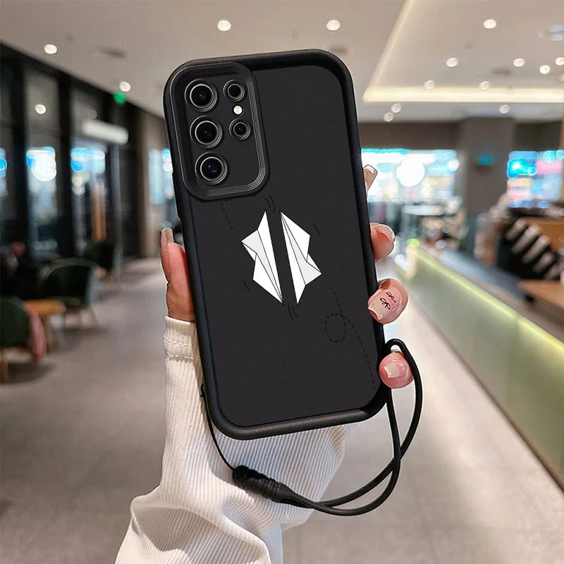 Чехол премиум класса для телефона с рисунком летательного аппарата веревки глаз