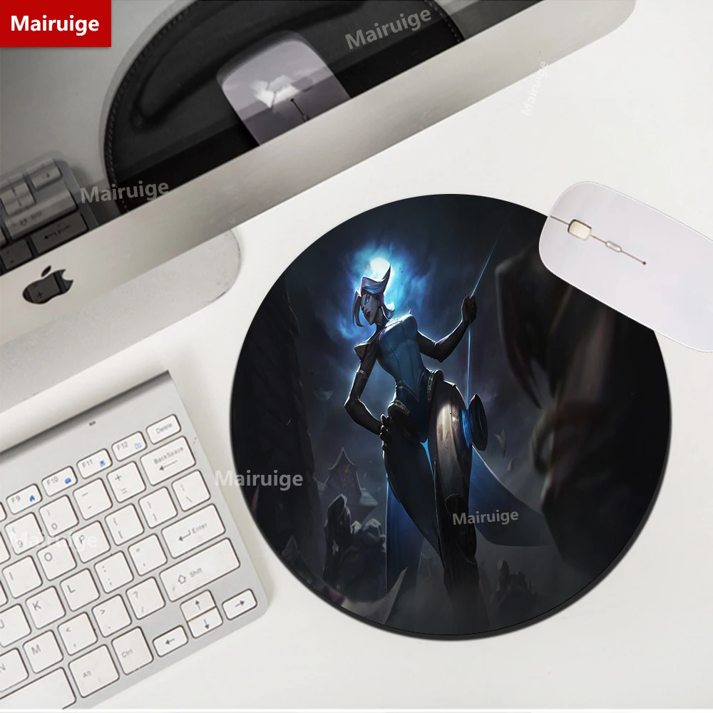 

Drop Shipping Non-slip Small Mouse Mats LOL Round Mouse Pad Multi-size Gaming Accessories Desk Mat Customize Carpet Gamer Pads