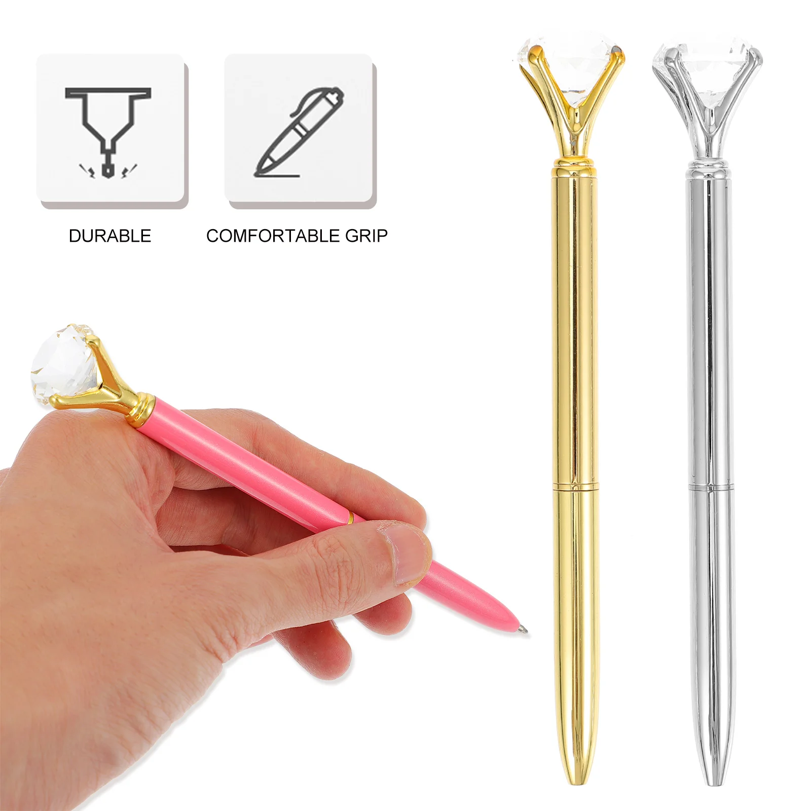 

3pcs Big Ballpoint Pens Pretty Adorable Ballpoint Pens Ink Pens for Home