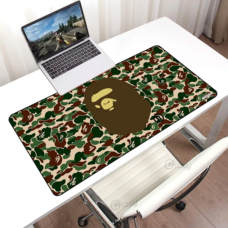 

Игровой коврик для мыши Bape, Настольный коврик, игровая мышь для шкафа Xxl, расширенный коврик для ПК, большой коврик для мыши, аксессуары для к...