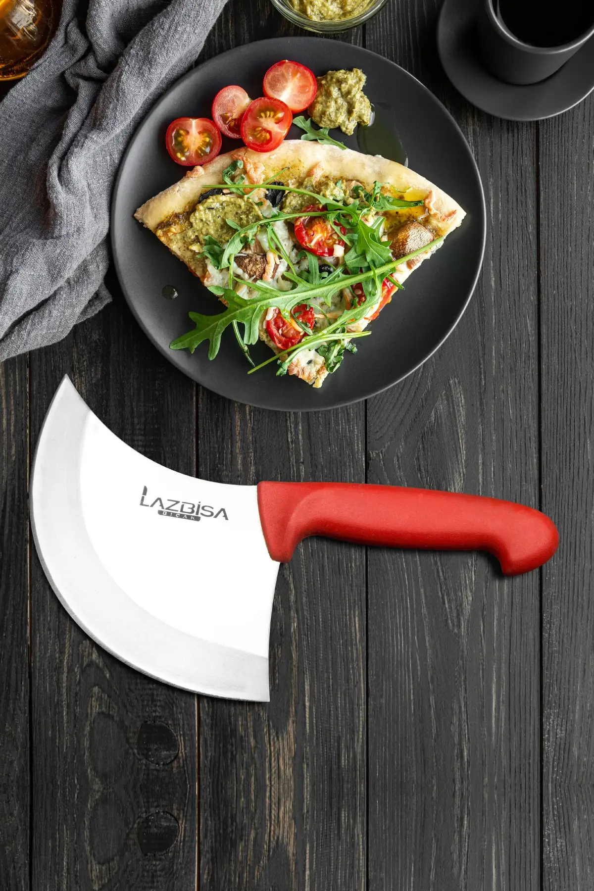 

Kitchen Knife Set Burrito Pizza Pita Crescent Row