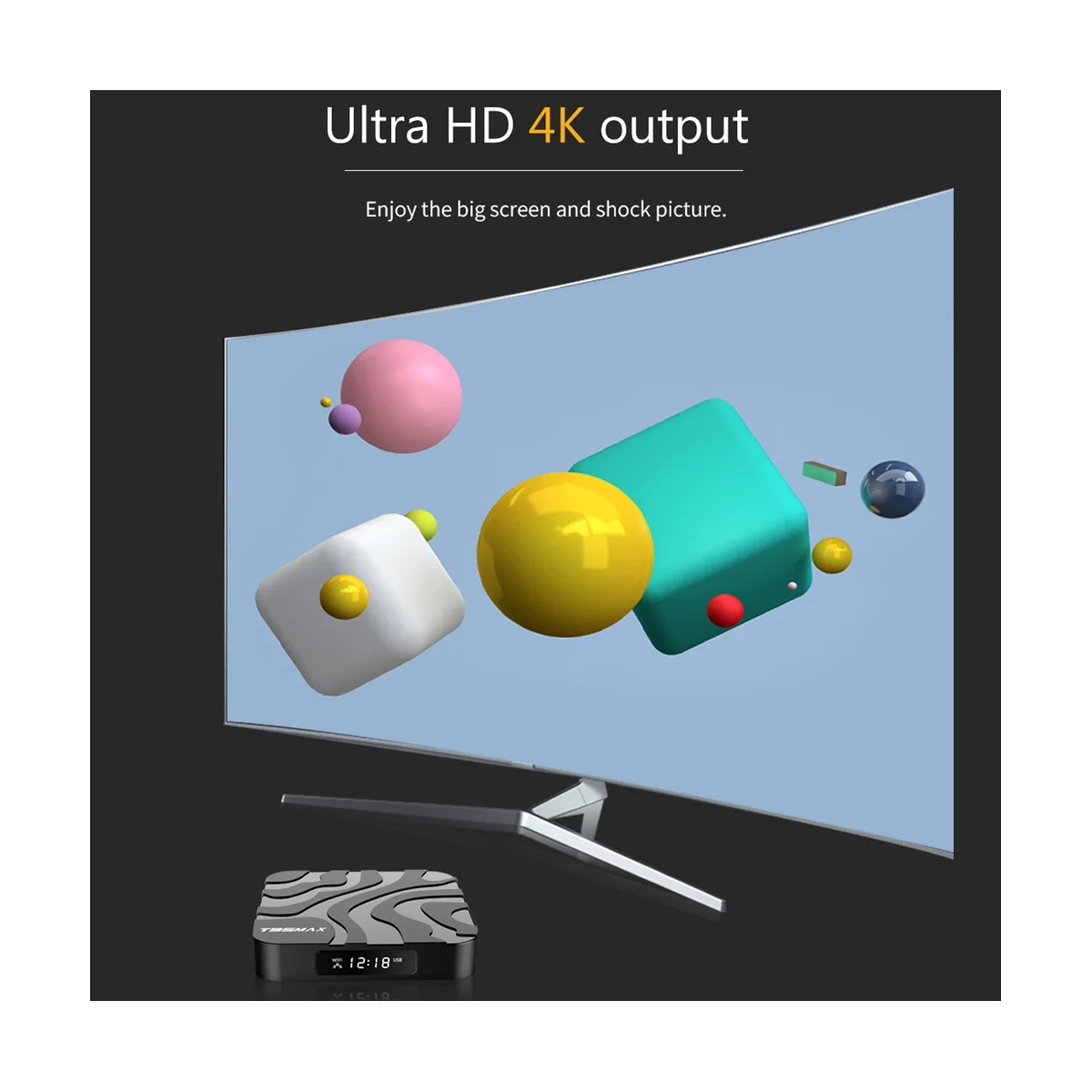 

T95MAX 6K TV Box H618 Android 12.0 4K Media Player HDR Dual Wifi T95 Max Set Top Box 2G RAM+16G ROM EU Plug