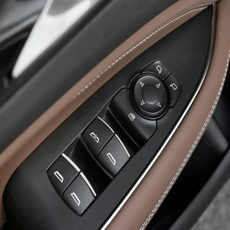 

SBTMY Car styling ABS 7PCS/SET Car window lift buttons decorate sequins For Buick Regal 2018 2019 car accessories