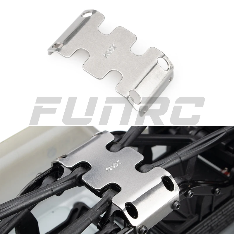 

KYX Axial 1/24 SCX24 90081 альпинистская модификация автомобиля обновленные аксессуары металлический корпус бронированная защитная пластина защитно...