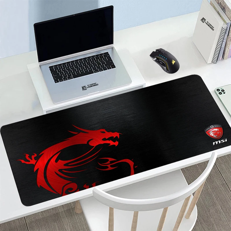 

Mouse Mat Pc Gaming Kawaii Pad MSI Gamer Laptops Mause Mousepad Keyboard Accessories Pads Mats Large Extended Deskmat Non-slip