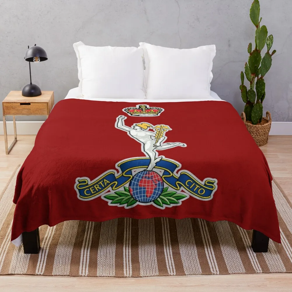 

ROYAL CORPS OF SIGNALS Throw Blanket blanket with well thick king wool decorative bed blankets fuzzy blanket