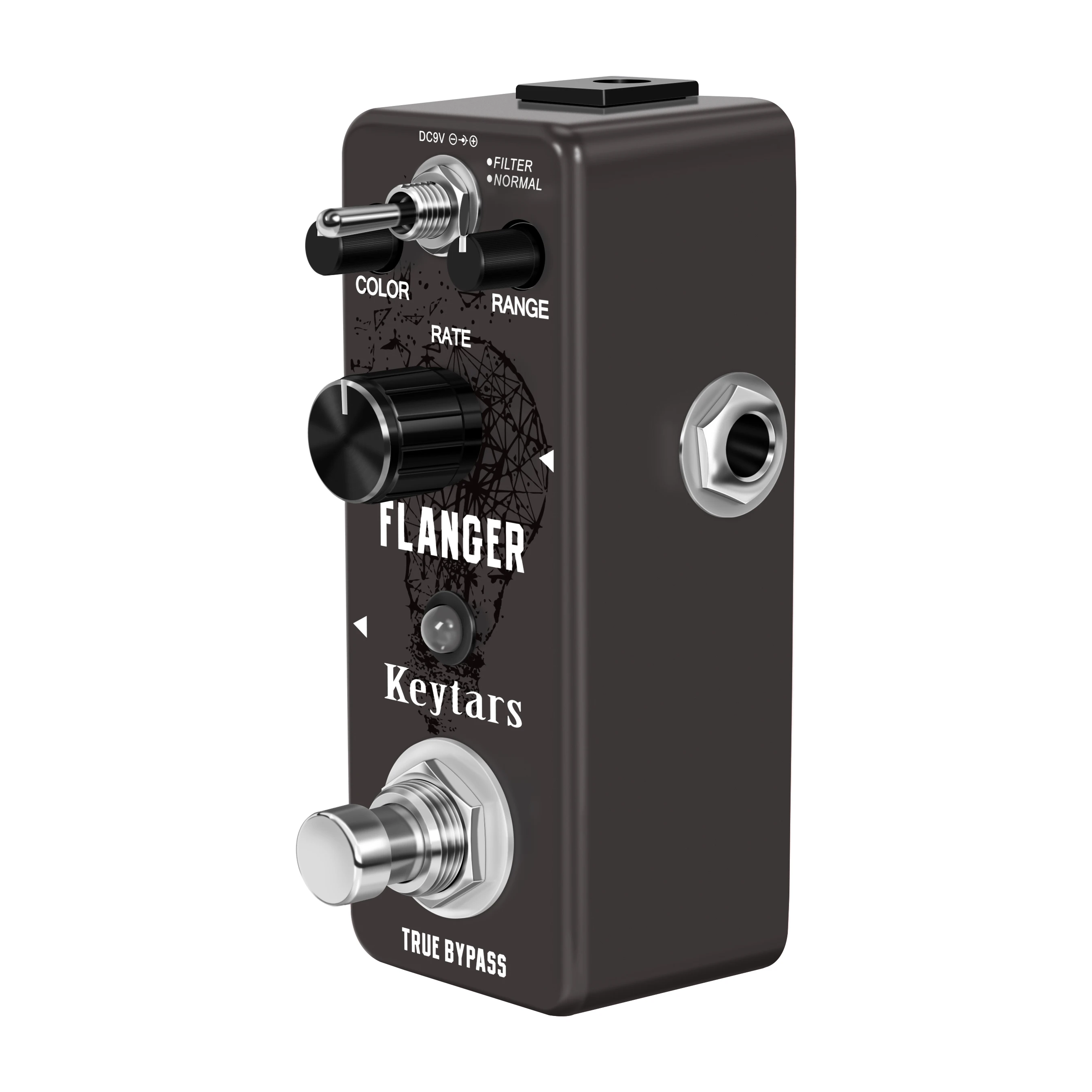 Keytars LEF-312 Pure Analog Flanger Guitar Effect Pedal with Static Filtering True Bypass Guitar Accessories