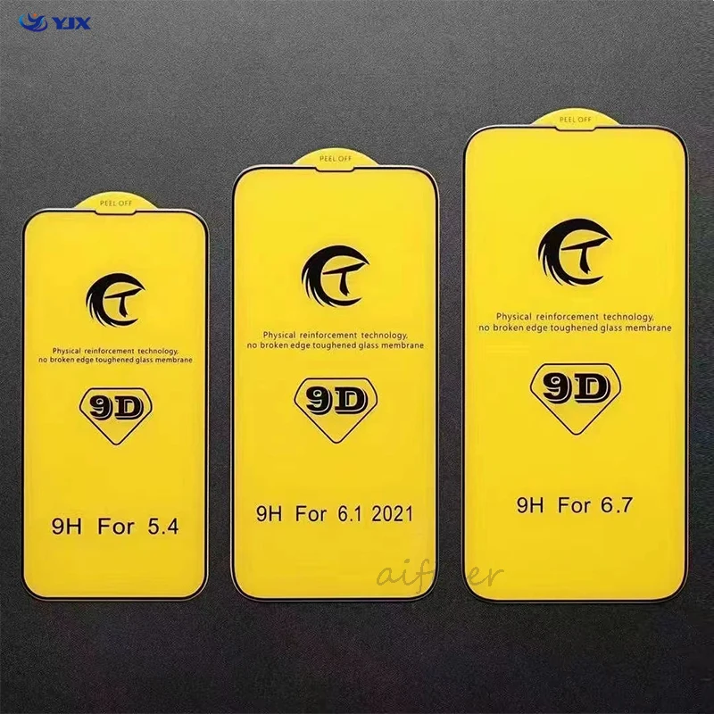 

Закаленное стекло 9D с полным покрытием экрана, защита от отпечатков пальцев, защита от пыли, Взрывозащищенная Передняя ударопрочная пленка ...