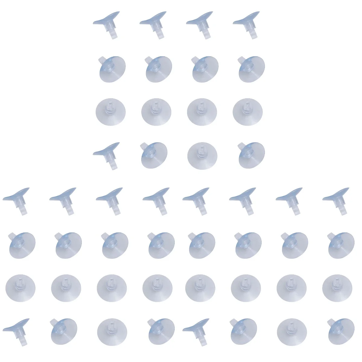 

60 pcs 4mm Aquarium Fish Tank Suction Cups Airline Pump Tube Holders Clips Clamps